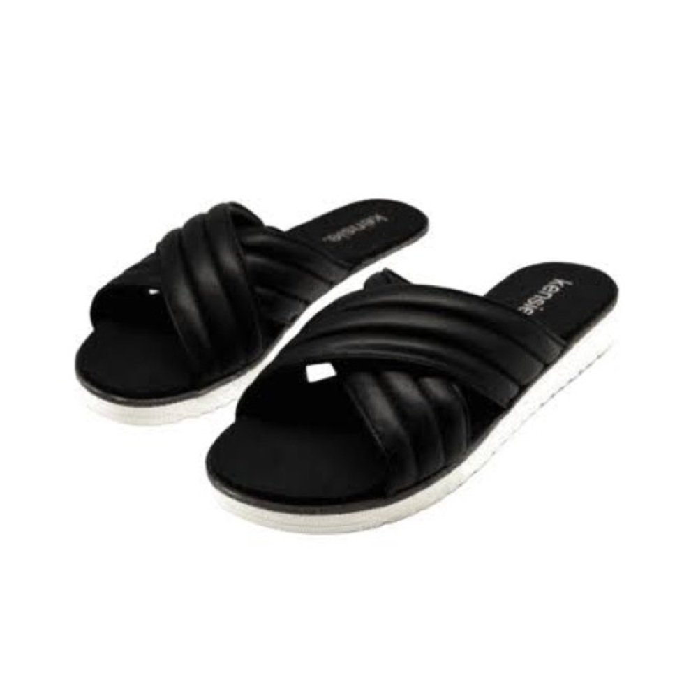 Kensie’s Lady Black Sandals.